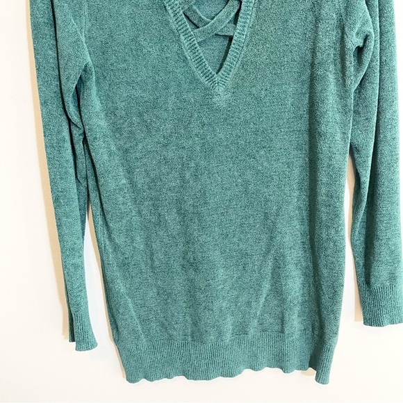 Torrid Green Long Sleeve Soft Sweater Size 00 - Picture 8 of 12